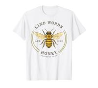 Kind Words are Like Honey Bible Verse Bee Design Value Graphic T-Shirt