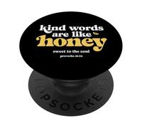 Kind Words are Like Honey Christian Bee Proverbs 16:24 PopSockets Adhesive PopGrip