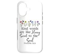 Kind Words are Like Honey Sweet to the Soul Proverbs 16:24 Case for iPhone 17