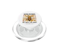 Kind Words are Sweet Honey Christian Bee Bible Proverb Verse PopSockets PopGrip for MagSafe