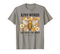 Kind Words are Sweet Honey Christian Bee Bible Proverb Verse T-Shirt