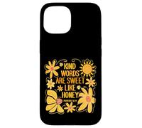 Kind Words Are Sweet Like Honey Bible Verse Gift Case for iPhone 15