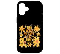 Kind Words Are Sweet Like Honey Bible Verse Gift Case for iPhone 16