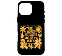 Kind Words Are Sweet Like Honey Bible Verse Gift Case for iPhone 16 Pro Max