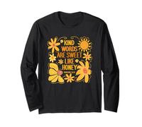 Kind Words are Sweet Like Honey Bible Verse Gift Long Sleeve T-Shirt