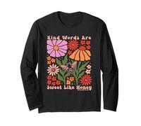 Kind Words are Sweet Like Honey Bible Verse Gift Long Sleeve T-Shirt