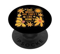 Kind Words Are Sweet Like Honey Bible Verse Gift PopSockets Adhesive PopGrip