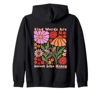 Kind Words Are Sweet Like Honey Bible Verse Gift Zip Hoodie