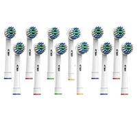 Kind2Health Generic Toothbrush Replacement Heads, compatible with Oral B handles soft bristles, 12 pieces