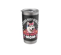 Kinda Busy Being A Alaskan Malamute Mom Stainless Steel Insulated Tumbler