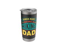 Kinda Busy Being A Hiking Dad Stainless Steel Insulated Tumbler