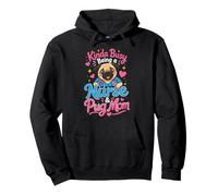 Kinda Busy Being a Nurse & Pug Mom Pullover Hoodie