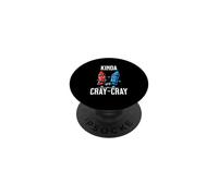 Kinda Cray-Cray, Funny Coloring Art Wax Pencils PopSockets Adhesive PopGrip