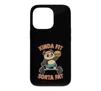 Kinda Fit Sorta Fat Funny Gym Panda Weightlifting Workout Case for iPhone 13 Pro