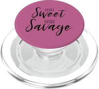 Kinda Sweet Kinda Savage for women and girls PopSockets PopGrip for MagSafe