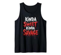 Kinda Sweet Kinda Savage Tank Top
