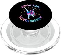 Kinda Tiny Sorta Mighty Cartwheel Girl Cute Gymnastic Girl PopSockets PopGrip for MagSafe