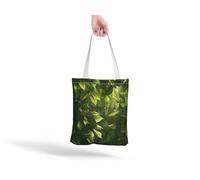 Kinde Beach Bag Yellow Green Cotton and Hemp Cross Body Bag Women Washable Canvas Handbag Waterproof Suitable for Travel Swimming Pool Shopping Gym Kayaking Daily Use 30x40cm/1 Pcs