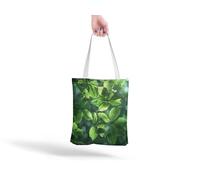 Kinde Beach Bag Yellow Green Cotton and Hemp Cross Body Bag Women Washable Canvas Handbag Waterproof Suitable for Travel Swimming Pool Shopping Gym Kayaking Daily Use 30x40cm/1 Pcs