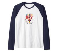 Kinder Boy Adventure Begins Cosmic Rocket Journey Raglan Baseball Tee, Men, Navy/White, XL