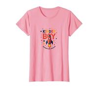Kinder Boy Adventure Begins Cosmic Rocket Journey T-Shirt, Women, Pink, L