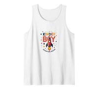 Kinder Boy Adventure Begins Cosmic Rocket Journey Tank Top, Men, White, M