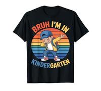 Kinder Boy Bruh Kindergarten Student Back to School Kids Fun T-Shirt