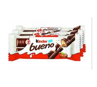 Kinder Bueno Chocolate Wafer - 43g - Pack of 3 (43g x 3 Bars)