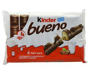 Kinder Bueno Classic Bar Multipack 4 x 43 g (Pack of 11)