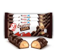 Kinder Bueno Dark Chocolate Bars, Pack of 3 x 2 (6 Bars)