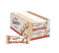 Kinders Bueno White Large Box Containing 30 Twin Packs 1170g , Chocolate , Sweet