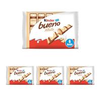 Kinder Bueno White Chocolate Snack 6 Bars (Pack of 4)