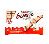 Kinder Bueno White Milk And Hazelnuts Twin Bars 4 X 39g (156g)