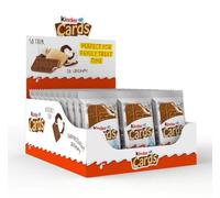 Kinder Cards, 30 x 25.6g - Smooth Milk & Hazelnut Filling - Great Snack | NAEM