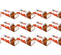 Kinder Chocolate Bars Bulk Pack of 36 Fine Milk Chocolate Bars with Milky Filling Ideal for Gifting Sharing Snack Boxes Kids Treats Sweet Hampers Office Snacks Party + EPISHED guide included