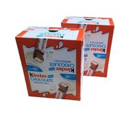Kinder Chocolate Bars Sweets Bulk - 2 Pack of 36 x 21g Fine Milk Chocolate Medium Snack Bars with a Milky Filling | By IDEAONIC
