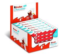 Kinder Chocolate Medium Bars, Bulk Chocolate Gift Box, Fine Milk Chocolate Bar with a Milky Filling, Pack of 36 (756gr)