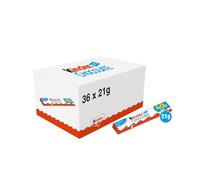Kinder Chocolate Medium Snack Bar, Fine Milk Chocoolate with Milky Filling, 21g Treat (36 Bars x 21g, Original)