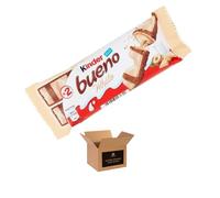 Kinder Chocolate Variety Pack | Assorted Milk & Hazelnut Chocolate Bars - Smooth Creamy Milk Chocolate Snack for Kids & Adults (White Milk Hazelnuts) Pack of 30 x 2 (60pcs)
