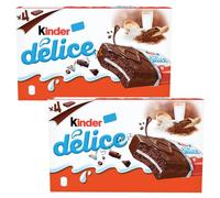 Kinder Delice Cake Bars 4 Pack 156g | Cocoa sponge cake with a soft creamy and milky centre (2)