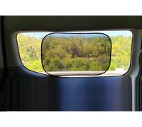 kinder Fluff Car Window Shade (4X Transparent Sunshades) - The Only Certified Car Window Sun Shade for Driver Proven to Block 99.95% UVR - (XL)