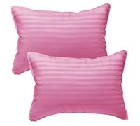 kinder Fluff Children Pillows (2pk) - The only Pillow 300T Soft Cotton & Down Alternative Fill - Hypoallergenic & Machine Washable. Ideal XS Pillows for Children Bed & Travel Pillow (13x18in - Pink)