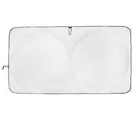 kinder Fluff Patented RV Windscreen Sunshade for Class-A | Reflective Sun Protection - Certified 99% UVR Block |Foldable Sun Cover | Automotive Sun Shades for Your Motorhome, Truck,Bus |Size 249x117cm