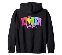 Kinder Garten Lightning Bolt Fun Colors Zip Hoodie