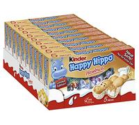 Kinder Happy Hippo Hazelnut,(Pack of 10, Total 50 Bars)