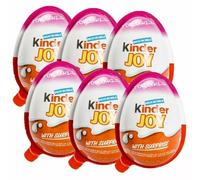 Kinder Joy Chocolate Egg For Girls( Pack Of 6) BB.05/24