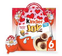 Kinder Joy Valentine's Day Egg with Chocolatey Wafer Bites and Surprise Toy Inside Toy, 6 Count 0.7 oz