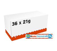 Kinder Medium Chocolate Single Bar, 756 g