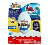 Kinder Milk Chocolate Giant Shell Egg Surprise Easter 220g, Gift for Kids