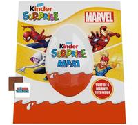 Kinder Surprise Egg Barbie 100g & Kinder Surprise Easter Egg 100g - Milk Chocolate Eggs with Hidden Toys - Single or Bundle Gift Set for Kids | Boxed Treatz (1 Pack, Marvel)
